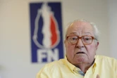 Jean-Marie Le Pen donne une conférence de presse à Marignane, le 31 mai 2017