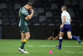 L'Australien Reece Hodge après avoir raté la pénalité de la victoire contre l'Argentine lors de la 6e journée du Rugby Championship le 5 décembre 2020 à Sydney