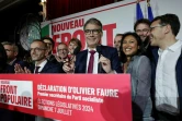 Le Premier secrétaire du parti socialiste (PS) Olivier Faure, le 7 juillet 2024 à Paris 