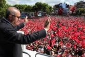 Le président turc Recep Tayyip Erdogan lors d'un rassemblement public dans la région d'Unye. Le 11 août 2018.