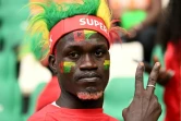 Un supporter de Guinée-Bissau avant le match de la CAN contre la Côte d'Ivoire, le 13 janvier 2024 à Abidjan