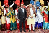Le président François Hollande et le Premier ministre indien Narendra Modi le 24 janvier 2016 à Chandigarh 