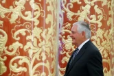 Rex Tillerson arrive au dîner d'Etat offert au Palais du Peuple à Pékin, le 9 novembre  2017