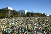 Manifestation de soutien au président Jair Bolsonaro sur l'Esplanade des ministères à Brasilia, le 1er août 2021