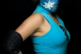 La lutteuse Lilly Star à Ciudad Nezahualcóyotl, le 7 décembre 2017 au Mexique 