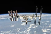 La Station spatiale internationale vue d'une capsule Soyouz le 4 octobre 2018