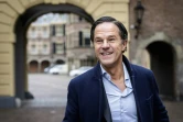 Le Premier ministre néerlandais sortant Mark Rutte à La Haye le 12 mars 2021 