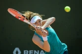 Alizé Cornet face à sa compatriote Fiona Ferro en finale du Ladies Open Lausanne, le 21 juillet 2019