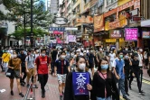 Le mouvement pro-démocratie manifestet dans les rues de Hong Kong, le 24 mai 2020