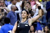 La Française Caroline Garcia après avoir perdu la demi-finale de l'US Open face à la Tunisienne Ons Jabeur, le 8 septembre 2022 à New York