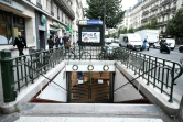 Une station de métro parisien le 13 septembre 2019, jour de grève contre la réforme des retraites