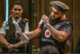 Ahad Nabi, dont le père a été tué dans la tuerie de Christchurch, témoigne lors du procès du tueur le 26 août 2020