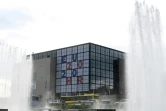 La Bibliothèque nationale à Zagreb, siège de la présidence croate de l'Union européenne, le 20 décembre 2019