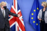Boris Johnson et Ursula von der Leyen, le 9 décembre 2020 à Bruxelles