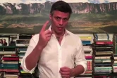 L'opposant Leopoldo Lopez adresse un message à ses partisans depuis son domicile, le 26 juillet 2017 à Caracas