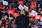 Le président américain Donald Trump lors d'un rassemblement à Montoursville, le 31 octobre 2020 en Pennsylvanie
