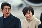 Le Premier ministre japonais Shinzo Abe et sa femme Akie Abe à Tokyo, le 28 février 2017