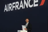 Le directeur général d'Air France-KLM Benjamin Smith, le 29 septembre 2021 à l'aéroport parisien de Roissy-Charles de Gaulle