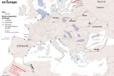 Le réseau de gazoducs en Europe