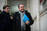Le fondateur de la société Bygmalion, Bastien Millot, à son arrivée au tribunal correctionnel de Paris, le 14 novembre 2016