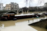 Les bords de la Seine inondés le 22 janvier 2018 à Paris