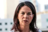 La ministre allemande des Affaires étrangères Annalena Baerbock s'exprime lors d'une conférence de presse, le 26 mars 2024 à Tel Aviv en Israël