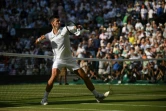 Novak Djokovic vainqueur de Cameron Norrie en demi-finale de Wimbledon, le 8 juillet 2022