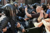 Heurts entre manifestants et forces de police, le 3 septembre 2019 à Moscou