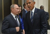 Le président russe Vladimir Poutine rencontre son homologue américain Barack Obama en marge du sommet du G20 à Hangzhou, en Chine, le 5 septembre 2016