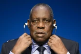 Le président par interim de la Fifa Issa Hayatou en conférence de presse au siège de l'instance internationale, le 3 décembre 2015 à Zurich 