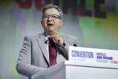 L'Insoumis Jean-Luc Mélenchon s'exprime lors de la première convention de la "Nouvelle union populaire écologique et sociale" (Nupes) à Aubervilliers