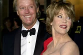 Peter Fonda avec sa soeur, l'actrice Jane Fonda, en mai 2001 à New York