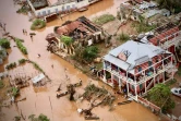 Dans la zone inondée de Buzi au Mozambique, le 20 mars 2019, après le passage du cyclone Idai