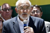Carlos Mesa, le principal rival d'Evo Morales à la présidentielle, à La Paz le 24 octobre 2019