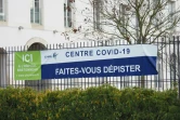 Centre de dépistage du Covid à Tours, le 26 décembre 2020