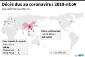 Les cas de coronavirus dans le monde