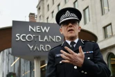 Mark Rowley, le commandant de l'unité anti-terrorisme, lors d'une déclaration à la presse devant New Scotland Yard, le 23 mars 2017 à Londres