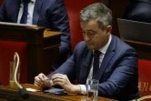 Le ministre de l'Intérieur Gérald Darmanin lors d'un débat sur la loi immigration, le 11 décembre 2023 à l'Assemblée, à Paris