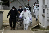 Enterrement d'une victime du coronavirus à Mixco, au Guatemala, le 6 août 2020