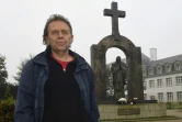 Gilles Kerouedan, membre de la fédération morbihannaise de la Libre pensée et opposant de la première heure au monument, lez 2 novembre 2017