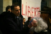Le président de l'Assemblée de Corse Gilles Simeoni lors de l'occupation symbolique du bâtiment par les élus nationalistes, le 24 février 2022