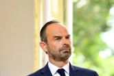 Le Premier ministre Edouard Philippe lors d'une conférence de presse à Paris le 31 août 2017