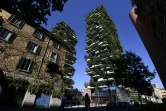 Les "forêts verticales" contrastent avec certains édifices classiques du quartier Porta Nuova à Milan