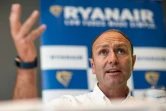 Le directeur du marketing de Ryanair, Kenny Jacobs, lors d'une conférence de presse à Francfort le 8 août 2018 (photo DPA)