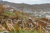 Les dégâts causés aux logements précaires de l'agglomération Kaweni de Mamoudzou, à Mayotte, le 19 décembre 2024