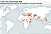 Les attaques dans le monde en 2016
