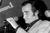 Dick Rivers, le 8 septembre 1983 dans les studios d'Europe 1 à Paris