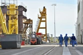 Chantier naval STX à Saint-Nazaire, le 2 septembre 2016 