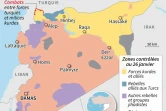 Le contrôle des territoires en Syrie