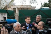 Le président du consistoire israélite de Marseille, Zvi Ammar, devant l'école "La Source", le 11 janvier 2016 à Marseille